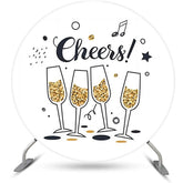 Prost Gold Sekt Musik Runden Geburtstag Hintergrund
